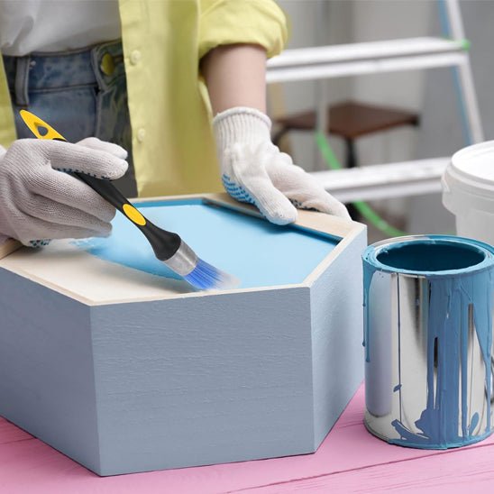 Pinceau peinture pour peindre boite bois