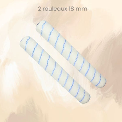 Deux rouleaux peinture dix-huit millimètres