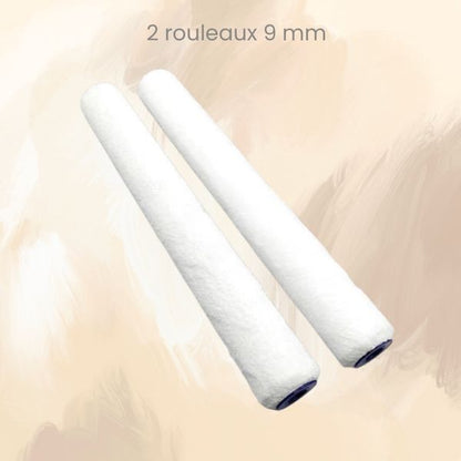 Deux rouleaux peinture neuf millimètres 