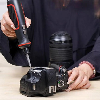 reparation appareil photo avec tournevis electrique