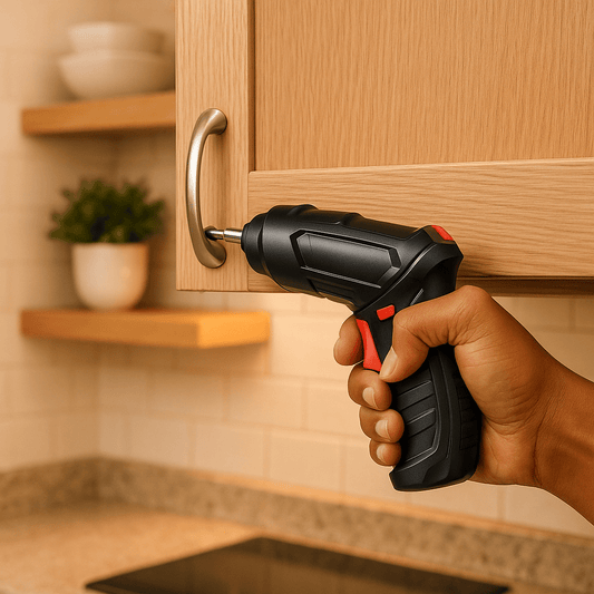tournevis electrique utile pour demonter poignee cuisine